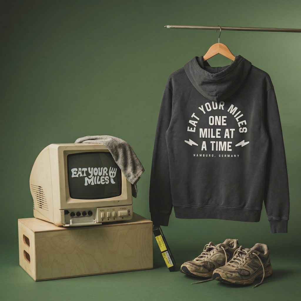 Zipper Hoodie "Distance Supply" (Dark Grey)
